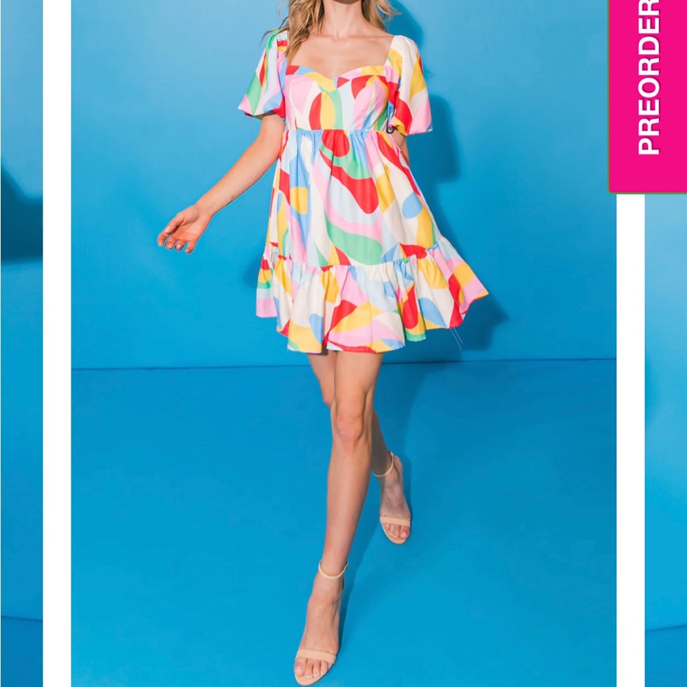 The way I feel woven mini dress